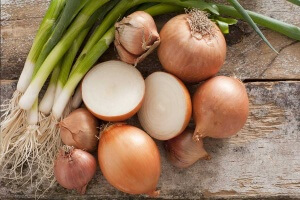 best foods for an alkaline diet - assorted farm fresh onions