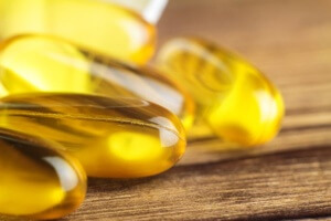 omega-3 fatty acid fish oil gel capsules