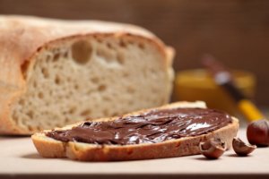 bread with nutella
