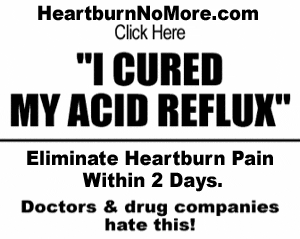 Heartburn No More - Natural remedies for acid reflux