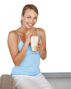 Weight loss - Woman with shake